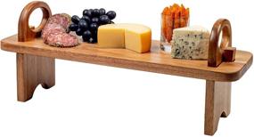 img 4 attached to 🪵 Acacia Wooden Serving Board by SPEShh