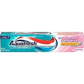 img 1 attached to Get Lasting Relief with Aquafresh Sensitive Maximum Strength Toothpaste - Pack of 6, 5.6 Oz