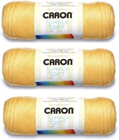 img 3 attached to 🌞 Caron Simply Soft Yarn Solids (3-Pack) Sunshine H97003-9755: Vibrant and Quality Yarn for All Your Crafting Needs
