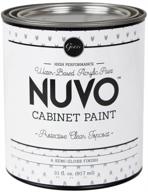 🎨 quart-sized nuvo cabinet paint topcoat - 31 fl oz (pack of 1) logo
