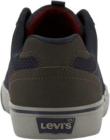 img 2 attached to Upgrade Your Style with Levis Casual Contrast Sneaker Charcoal Men's Shoes