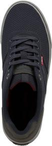 img 3 attached to Upgrade Your Style with Levis Casual Contrast Sneaker Charcoal Men's Shoes