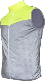 img 4 attached to ROCK BROS Reflective Sleeveless Running Vest for Men and Women - Breathable Cycling and Safety Gear