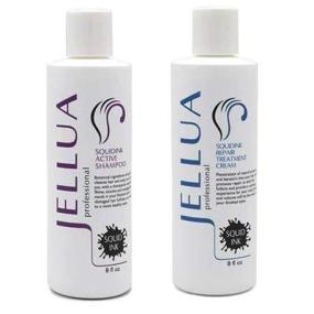 img 1 attached to 💆 Revitalize and Repair Your Hair with Jellua Squidink Active Shampoo and Treatment Cream Duo - 8.0 Oz