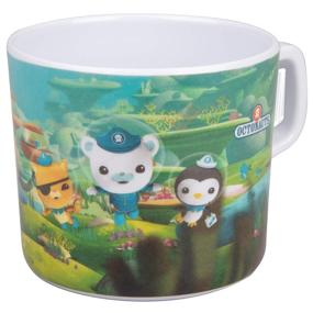 img 1 attached to 🍽️ Набор для кормления детей и малышей Octonauts - 5 предметов посуды с тарелкой, миской, чашкой, вилкой и ложкой - прочный, безопасный в посудомоечной машине, без содержания БПА