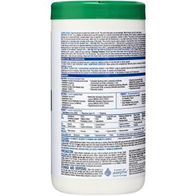 img 2 attached to 🧴 Efficient Clorox Hydrogen Peroxide Cleaner Disinfectant Wipes - 95 Count Canister for Healthcare (30824)