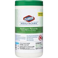 🧴 efficient clorox hydrogen peroxide cleaner disinfectant wipes - 95 count canister for healthcare (30824) logo