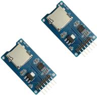 📸 maxmoral micro sd storage board memory shield expansion module with 6 pin spi interface - mini tf card adapter reader (2pcs) logo