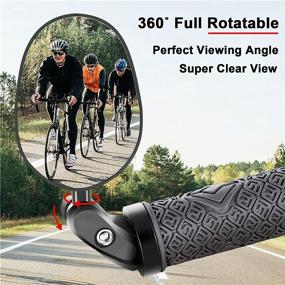 img 3 attached to Handlebar Rearview Reflectors Adjustable Rotatable