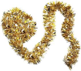 img 3 attached to 🎄 LeleCAT 19ft Silver Christmas Tinsel Garland: Classic Shiny Sparkly Decorations for Home, Party & Tree