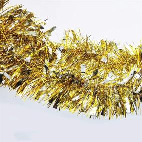 img 2 attached to 🎄 LeleCAT 19ft Silver Christmas Tinsel Garland: Classic Shiny Sparkly Decorations for Home, Party & Tree