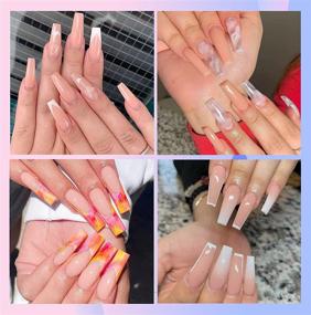 img 1 attached to 💅 AIMANGO Nude Pink Builder Base Gel Nail Kit: Extension Hard Gel Set for Strengthening, Artistic Manicures - Perfect for Beginners