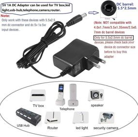 img 3 attached to Adapter 5 5X2 5Mm Camcorder Receiver Chargers