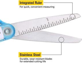 img 1 attached to 🔵 5-Inch Blue Stanley Minnow Scissors with Pointed Tip - Ideal for Kids (SCI5PT-BLUE)