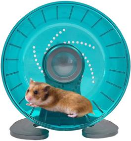 img 4 attached to Petest Silent Spinner Exercise Wheel for Hamsters, 🐹 Gerbils, and Mice - 6.7 inch Diameter, Multiple Color Options