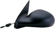 🔍 black manual remote driver side mirror for dodge/plymouth neon - non-foldaway, fit system logo