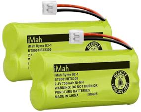 img 4 attached to IMah Cordless Batteries Compatible Telephone Office Electronics