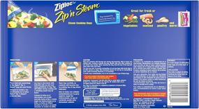 img 1 attached to Ziploc Steam Cooking Medium 10 Count Household Supplies