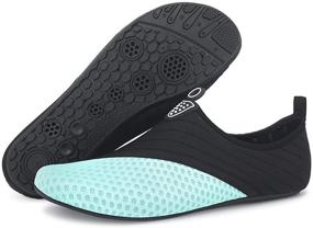 img 2 attached to 👣 QACOHU Unisex Water Shoes | Barefoot Skin Shoes | Quick-Dry Aqua Shoes for Diving, Surfing, Swimming, Beach, and Yoga