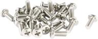 30-pack of m4x10mm phillips head screws for tv lcd monitor mounting - uxcell logo