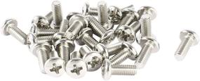 img 3 attached to 30-Pack of M4x10mm Phillips Head Screws for TV LCD Monitor Mounting - uxcell