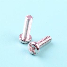 img 2 attached to 30-Pack of M4x10mm Phillips Head Screws for TV LCD Monitor Mounting - uxcell