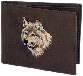 img 1 attached to 😊 Stylish Bifold Brown Leather Wallet - Perfect for Smiling Customers