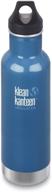 🥤 klean kanteen 12-ounce double wall insulated water bottle with loop cap - winter lake, stainless steel logo