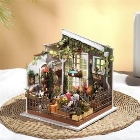 img 3 attached to Immerse in Exquisite Craftsmanship: Discover Rolife Dollhouse Miniature Furniture Handicraft