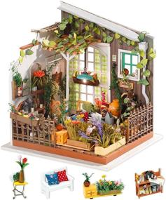 img 4 attached to Immerse in Exquisite Craftsmanship: Discover Rolife Dollhouse Miniature Furniture Handicraft