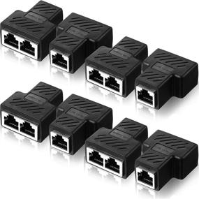 img 4 attached to Ethernet Splitter Connectors Connector Compatible Accessories & Supplies for Audio & Video Accessories