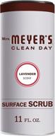 🌿 mrs. meyers lavender surface scrub, 11oz, 3 pack - clean day boosts cleaning power logo
