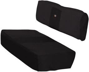 img 1 attached to 🏞️ QuadGear UTV Bench Seat Cover by Classic Accessories - Fits Kawasaki Mule 4000/4010 (Up to 2015) - Black