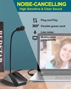 img 3 attached to Plug and Play USB Microphone by ZAFFIRO - High-quality Studio PC Mic for Laptop/Desktop/Notebook - Omnidirectional Recording for YouTube, Voice Search, Games