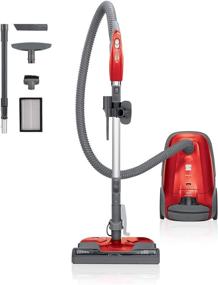 img 4 attached to 🧹 Kenmore 81414 400 Series Bagged Canister Vacuum Cleaner with Telescoping Wand, Dual Motors, Retractable Cord - Lightweight and Efficient