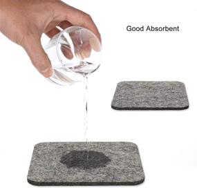 img 1 attached to 🏠 KADI Absorbent Coasters: Perfect Housewarming Gift for Apartments