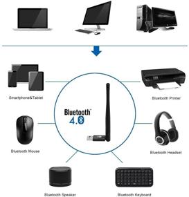 img 2 attached to Bluetooth Adapter Network Desktop External