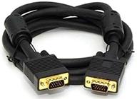 high-quality 15ft vga to vga cable with ferrite cores - male to male svga monitor cable 4.5m logo