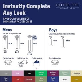 img 1 attached to 👔 Seattle Boys Tie - Adjustable Zipper Kids Ties by Luther Pike