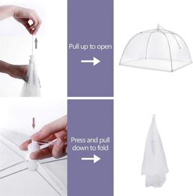 img 2 attached to 🌂 Reusable Collapsible Umbrella for Outdoor Mosquito Protection