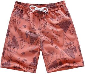 img 4 attached to 🩳 American Swimwear for Boys - Beautyin Swim Shorts in Swimwear Clothing