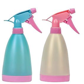 img 1 attached to 🌈 Cute Candy Color Empty Spray Bottles: Versatile, Professional 2 PK for Hair Salon, Gardening, Cleaning | Leak Proof, Mist Sprayer - 16.9 oz (500ml), Assorted Colors