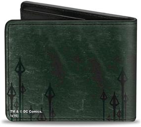 img 3 attached to 🏹 Buckle Down Bifold Wallet Green Arrow: Classic Style and Functionality Combined