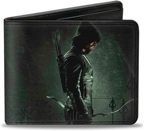 img 4 attached to 🏹 Buckle Down Bifold Wallet Green Arrow: Classic Style and Functionality Combined