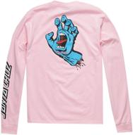 👕 santa cruz screaming regular long sleeve men's clothing and shirts - a bold style statement for men logo