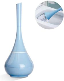 img 3 attached to 🚽 Durable Detachable Toilet Brush Set with Holder by INCHANT - Blue