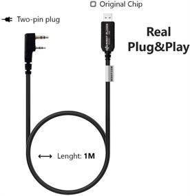 img 3 attached to 🔌 Mirkit USB Baofeng Programming Cable with PL2303 Chip for Baofeng Two Way Ham Portable Radios: UV-5R, 5RA, 5R Plus, 5RE, bf F8HP, UV3R Plus, BF-888S, UV-82, 5RX3, GA-2S, BF-F8+, H777, UV-82HP