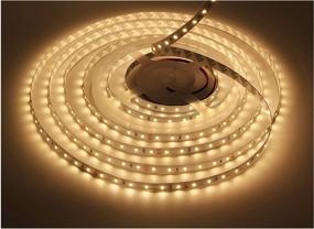 img 4 attached to LEDMY Dimmable LED Strip Light, 24V DC Tape Lights, 3000K Strip Lights, 300 SMD2835 LEDs 16.4ft/5m Light Strip，Non-Waterproof, 3000K Rope Lights for Home, Under Cabinet, Kitchen