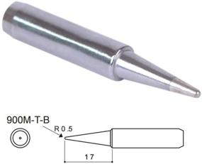 img 2 attached to 🔌 Pack of 10 Bleiou 900M-T-B Soldering Iron Tips - Compatible with Hakko, Radio Shack, TENMA, ATTEN, QUICK, Aoyue, Yihua Solder Stations