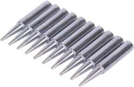 🔌 pack of 10 bleiou 900m-t-b soldering iron tips - compatible with hakko, radio shack, tenma, atten, quick, aoyue, yihua solder stations logo